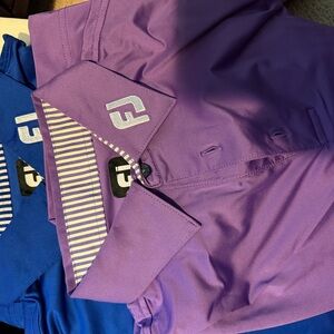 FootJoy Purple and Blue Polo Shirts